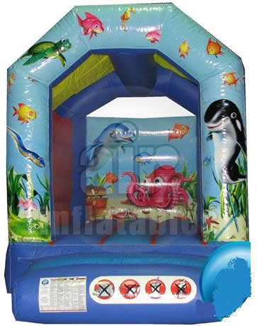 8x11ft Seaworld Childs Bouncy Castle